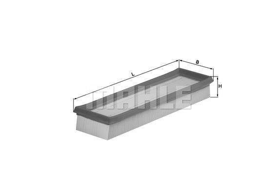 LX509 KNECHT Воздушный фильтр KNECHT