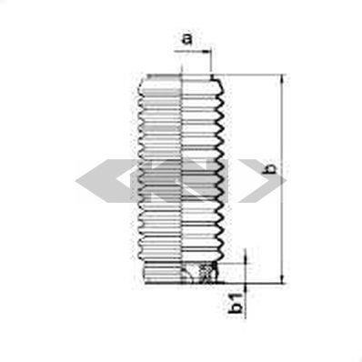 83856 SPIDAN (GKN) Пыльник рулевого механизма GKN (Spidan)