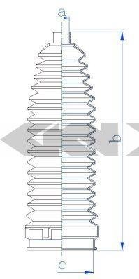 84257 SPIDAN (GKN) Пыльник рулевого механизма GKN (Spidan)