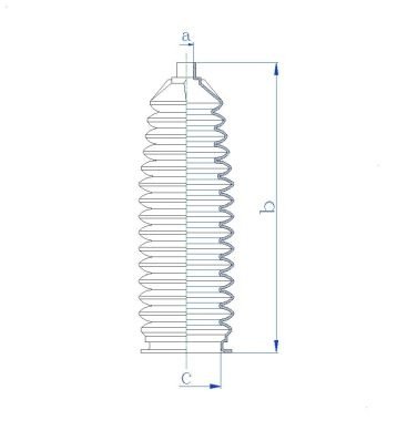 84289 SPIDAN (GKN) Пыльник рулевого механизма GKN (Spidan)