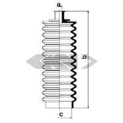 83936 SPIDAN (GKN) Пыльник рулевого механизма GKN (Spidan)