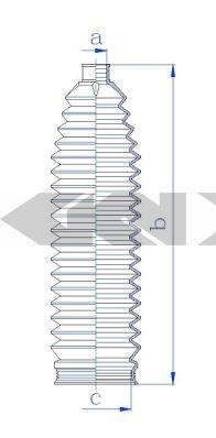 84240 SPIDAN (GKN) Пыльник рулевого механизма GKN (Spidan)
