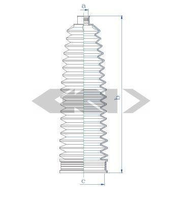84188 SPIDAN (GKN) Пильовик кермового механізму GKN (Spidan)