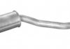 Алюм глушник. сталь, середн. частина Opel Vectra 2.0/2.5 kat 88-95 (17.272) Polmo 17272