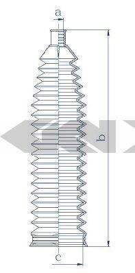 Фото пыльник рулевого механизма GKN (Spidan) 84218 SPIDAN (GKN) 84218 SPIDAN (GKN) Пыльник рулевого механизма GKN (Spidan)