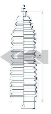 84220 SPIDAN (GKN) Пильовик кермового механізму GKN (Spidan)