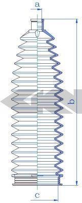 84272 SPIDAN (GKN) Пильовик кермового механізму GKN (Spidan)