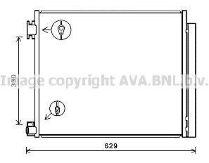 DN5422D AVA COOLING Конденсатор кондиционера NISSAN X-TRAIL/QASHQAI (выр-во AVA)