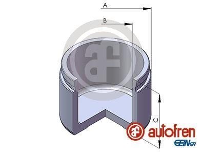 D025743 AUTOFREN SEINSA ПОРШЕНЬ СУППОРТУ ЗАДНЬОГО TOYOTA