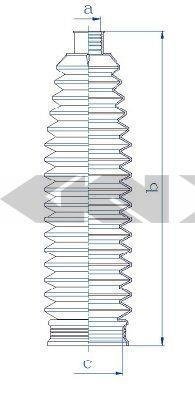 84235 SPIDAN (GKN) Пыльник рулевого механизма GKN (Spidan)