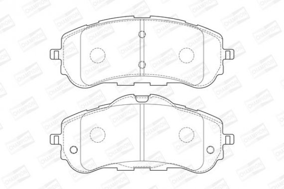 573620CH CHAMPION Колодки гальмові дискові передні Citroen Berlingo (18-)/Peugeot 308 (15-), Pa