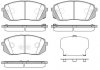 Колодки гальмівні передние Tucson 15~ Optima 16~ Sonata 17~ Elantra 16~ 130252