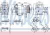 Компрессор FORD FIESTA VI (CB1) (08-) 1.6 TDCi NISSENS 890392