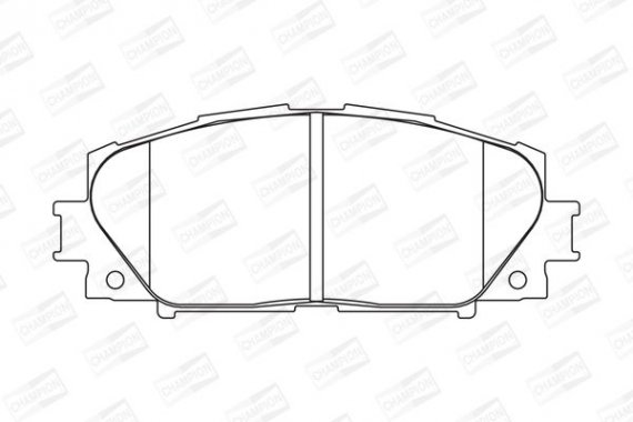 572578CH CHAMPION Колодки гальмові дискові передні TOYOTA ALLION II (_T26_) 07-, PREMIO (_T26_)