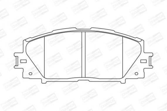 572631CH CHAMPION Колодки гальмові дискові передні LEXUS CT (ZWA10_) 10-|TOYOTA PRIUS (_W3_) 08