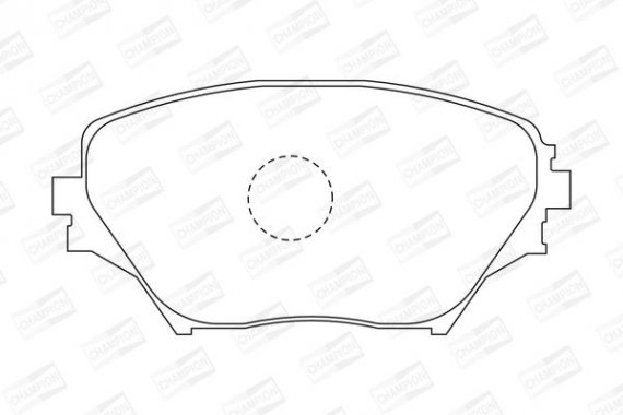 572487CH CHAMPION Колодки тормозные дисковые передние TOYOTA RAV 4 II (_A2_) 00-05 (572487CH) CHAM