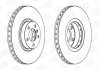 Диск гальмівний передній BMW X5 (E70) 06-13, X5 (F15, F85) 13-18, X6 (E71, E72) 0 562520CH1