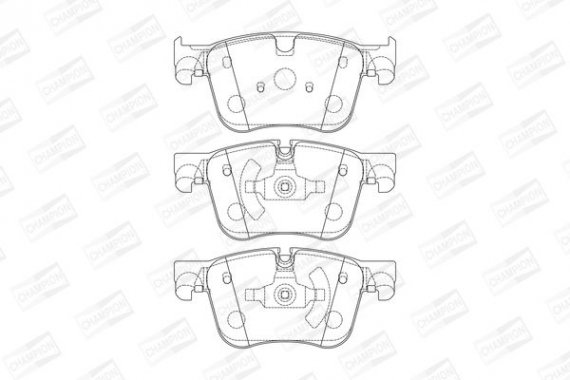 573621CH CHAMPION Колодки тормозные дисковые передние CITROEN BERLINGO (ER_, EC_) 18-, C4 Picasso