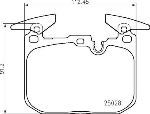 P06 098 BREMBO (Германия) Гальмівні колодки дискові BREMBO