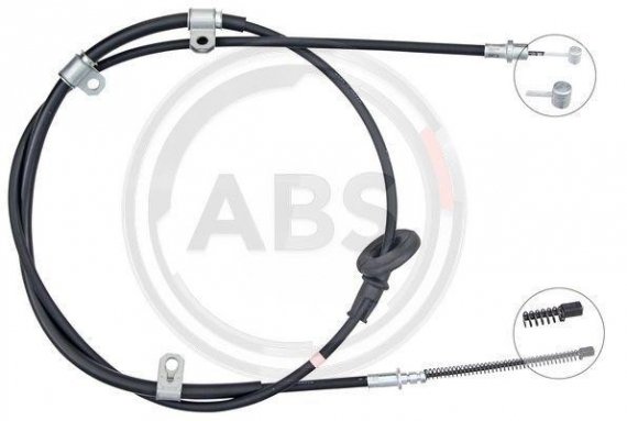 Трос ручного гальма MITSUBISHI Grandis (04-13) (вир-во ABS) K19052