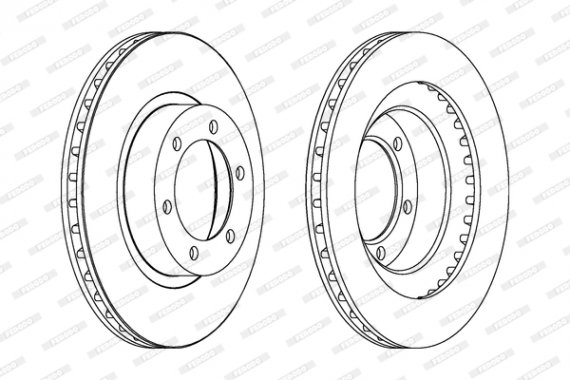 DDF1594C FERODO (Германия) Гальмівний диск