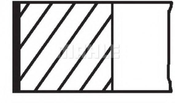 033RS001010N0 MAHLE Кольца поршневые