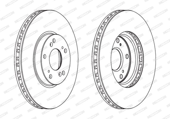 DDF1775C FERODO (Германия) Гальмівний диск
