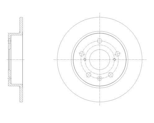 61666.00 Remsa Тормозной диск