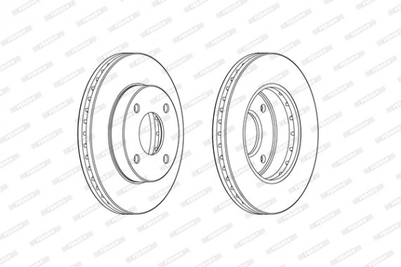 DDF2134C FERODO (Германия) Гальмівний диск