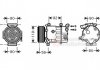 0900K255 Van Wezel Компресор кондиціонера CITROEN BERLINGO/ PEUGEOT 207,208 (вир-во Van Wezel) (фото 2)