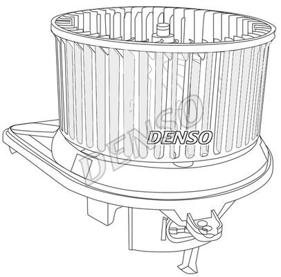 DEA17029 DENSO (Япония) Вентилятор опалювача салону