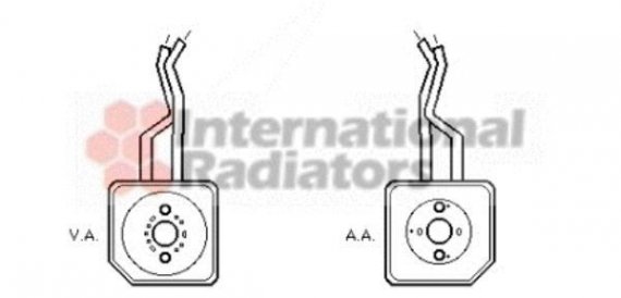 58003100 Van Wezel Радиатор масляный VAG (пр-во Van Wezel)