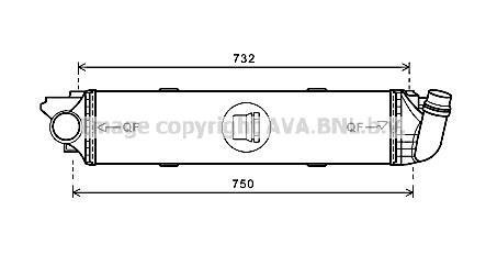 RT4622 AVA COOLING Интеркулер (RT4622) AVA