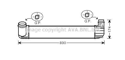 RTA4411 AVA COOLING Інтеркулер (RTA4411) AVA