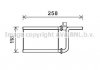 Радіатор обігрівача MITSUBISHI MONTERO (2007) 3.2 DID (Ava) MTA6254