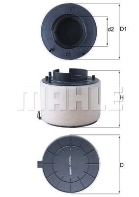 LX4249 KNECHT Повітряний фільтр KNECHT