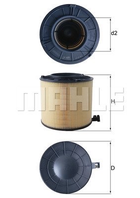 LX4406 KNECHT Повітряний фільтр KNECHT