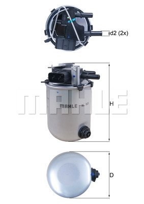 KL909 KNECHT Паливний фільтр KNECHT