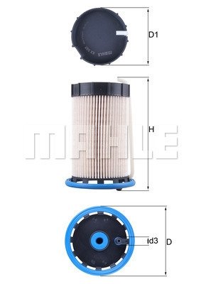 KX592 KNECHT Паливний фільтр KNECHT