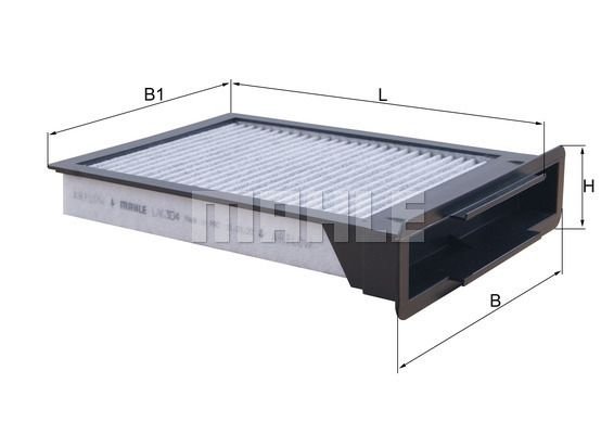 LAK304 KNECHT Фільтр, повітря у внутрішній простір KNECHT