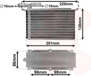 58014703 Van Wezel Интеркулер AUDI A3/GOLV VI 1.2 TSi (пр-во Van Wezel)