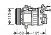 Компрессор кондиционера NISSAN/ RENAULT (пр-во Van Wezel) 4300K486