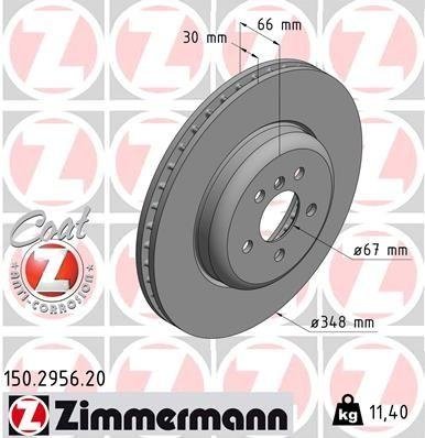 150.2956.20 Zimmermann Диск тормозной