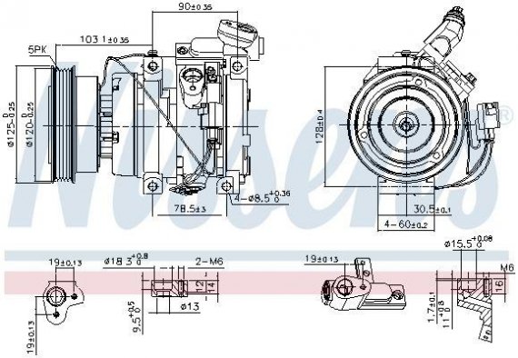 Фото компресор TOYOTA SPORTS VAN (ACM20, CLM20) (01-) 2.0 D4D NISSENS 89576 NISSENS (Дания) 89576 NISSENS (Дания) Компресор TOYOTA SPORTS VAN (ACM20, CLM20) (01-) 2.0 D4D NISSENS