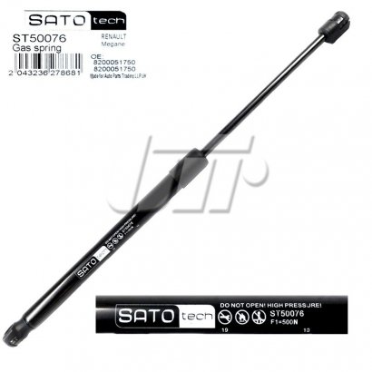 ST50076 Sato Tech SATO Амортизатор багажника, F=500N, L=41.9см, H=15.65см