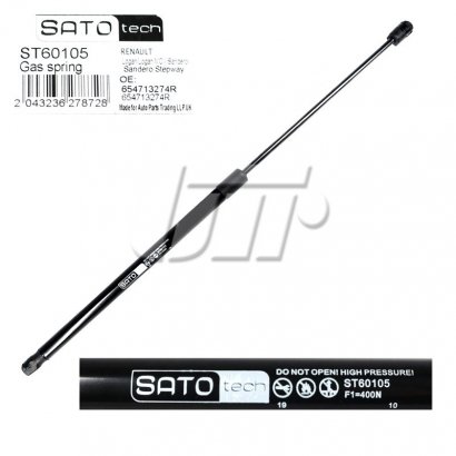 ST60105 Sato Tech SATO Амортизатор капота, F=400N, L=58.35см, H=24.05см