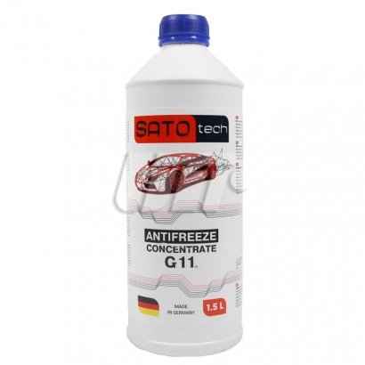 G1101B Sato Tech Концентрат антифриз Sato Tech 1.5L (-80 С)G11,синій