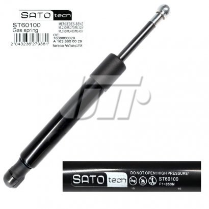 ST60100 Sato Tech SATO Амортизатор капота, F=850N, L=23.4см, H=5.2см