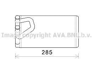 DN6373 AVA COOLING Радиатор отопителя салона Nissan Pathfinder Navarra 2,5D 3,0D 4,0i 05>