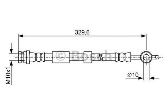 1987481952 BOSCH Гальмівний шланг BOSCH